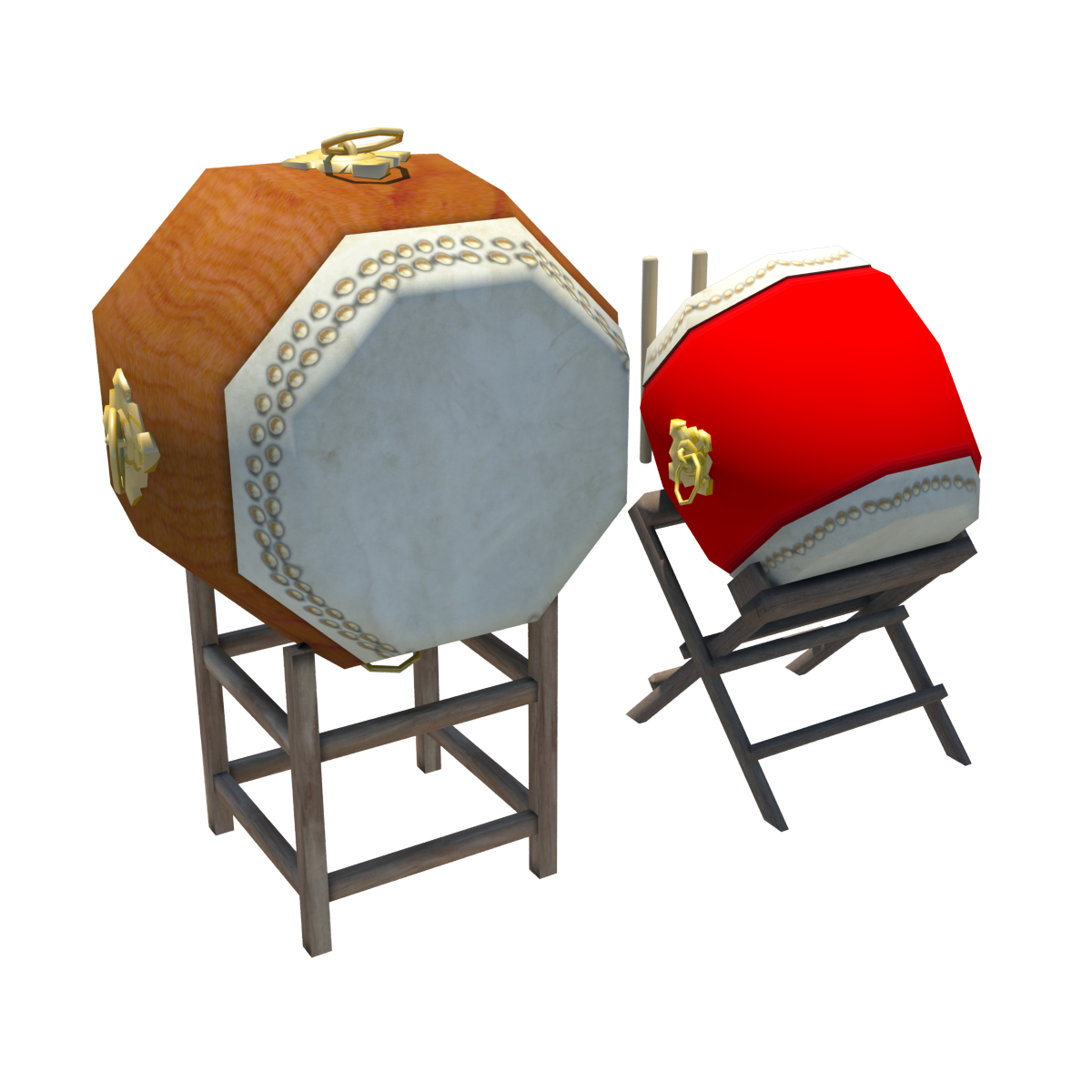 3d model of drum
