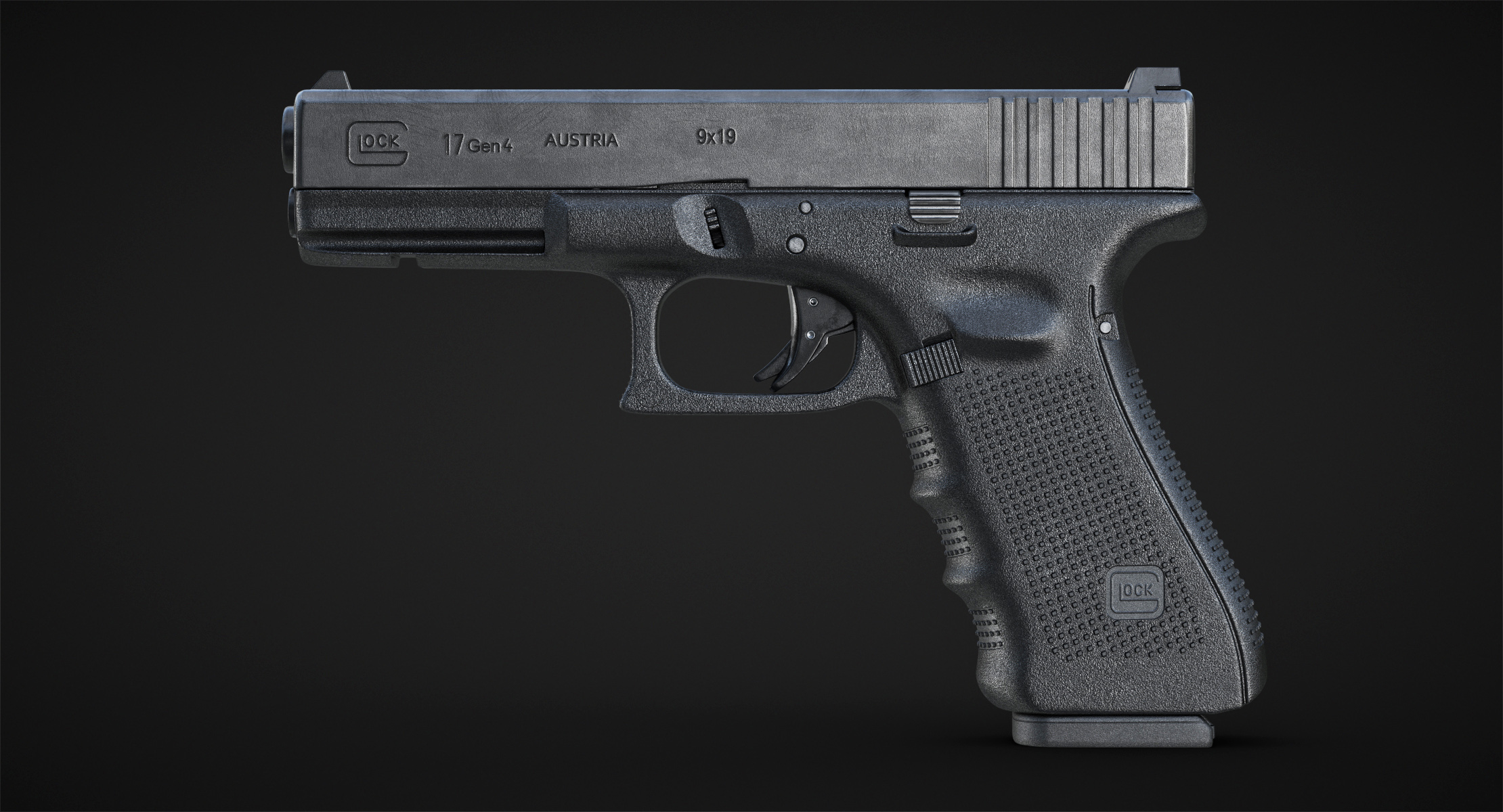 gun glock 17 gen 3d max