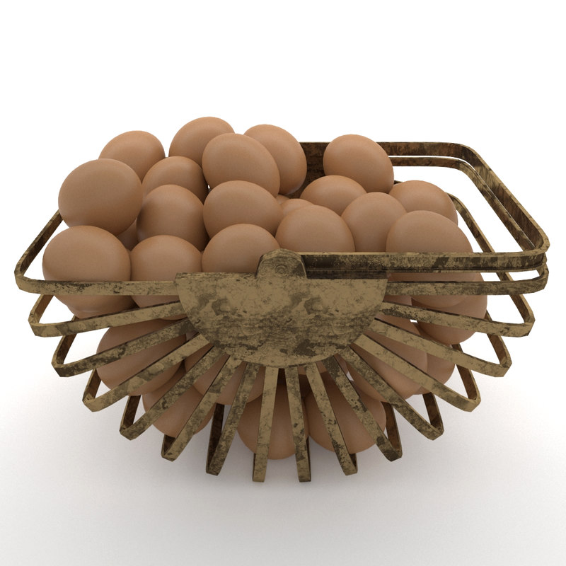 ma handcraft vintage egg basket