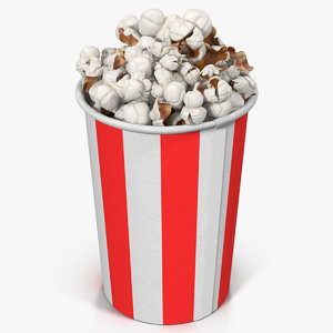 popcorn cup 6 3d max