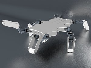 hexapod robot 3d model