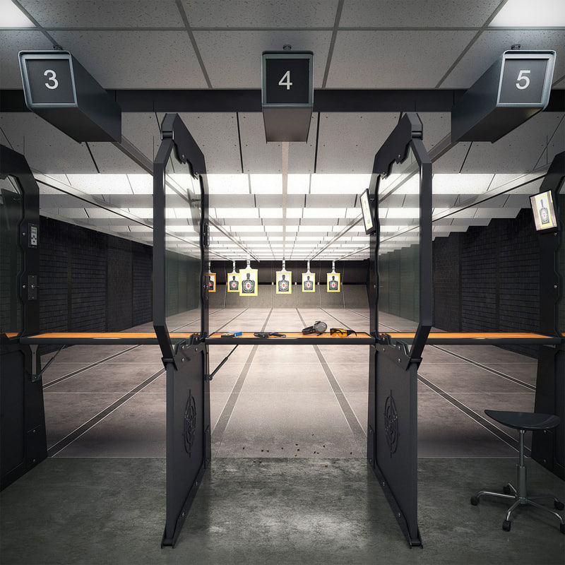 3d model shooting range