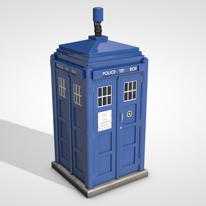 Police Box C4d Police Box C4d