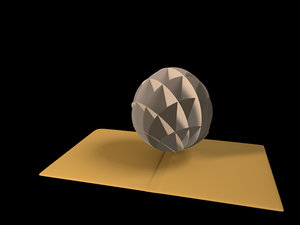 3d c4d pop origami