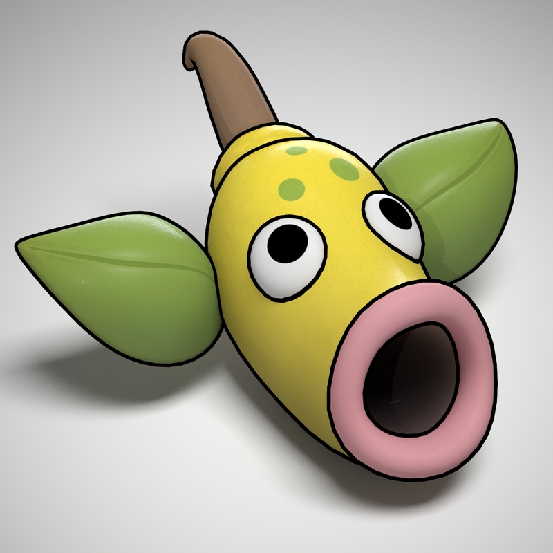 weepinbell pokemon obj