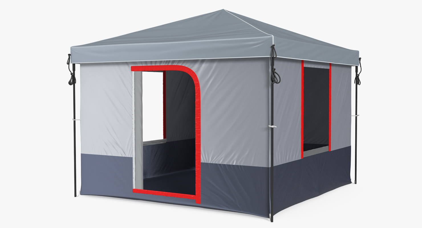 4 Person Cabin Camping 3d Model