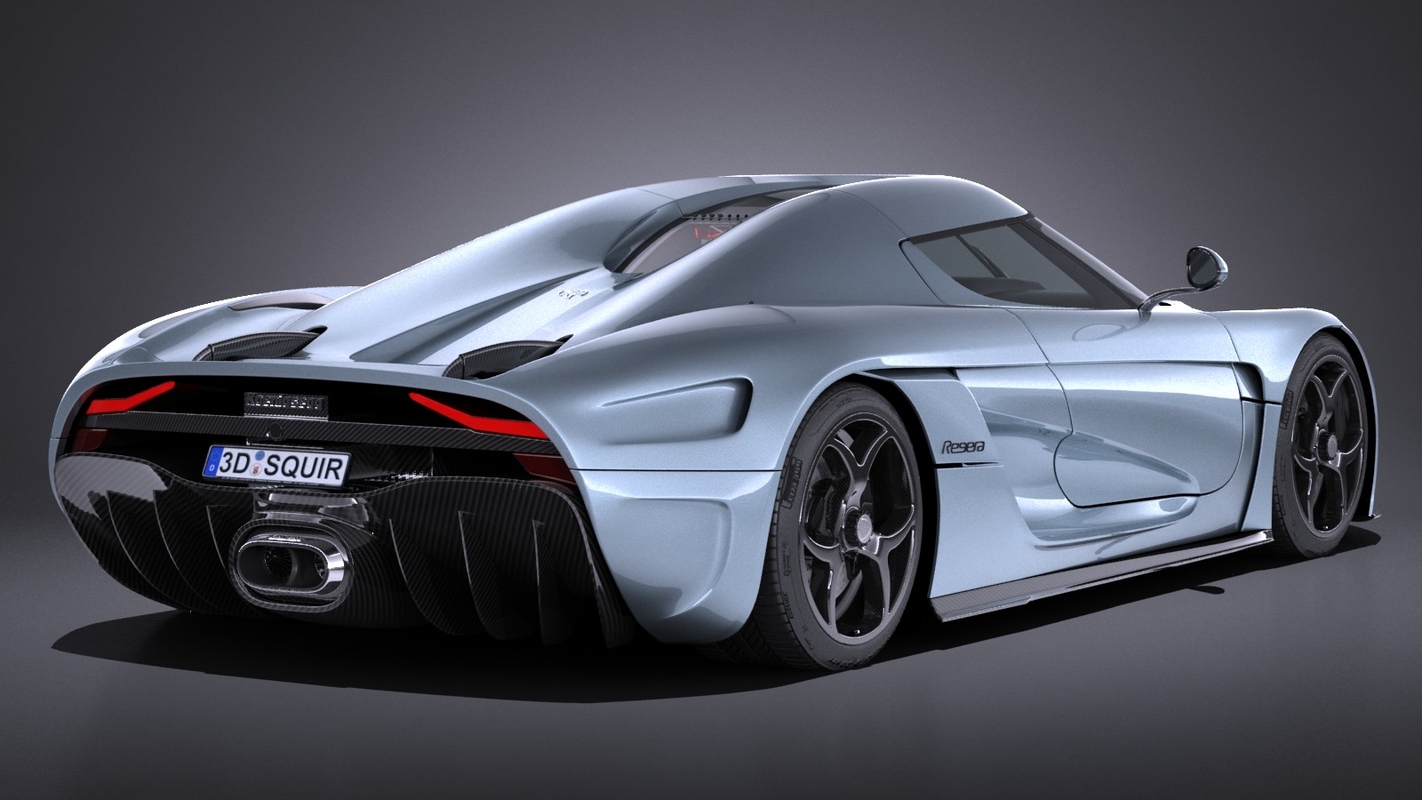 3d koenigsegg regera 2017 model