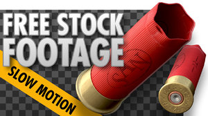 FREE Stock Video - Shotgun shell