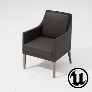 flexform pat chair ue4 3d model