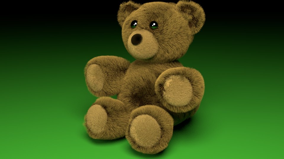 oasis teddy bear 3d