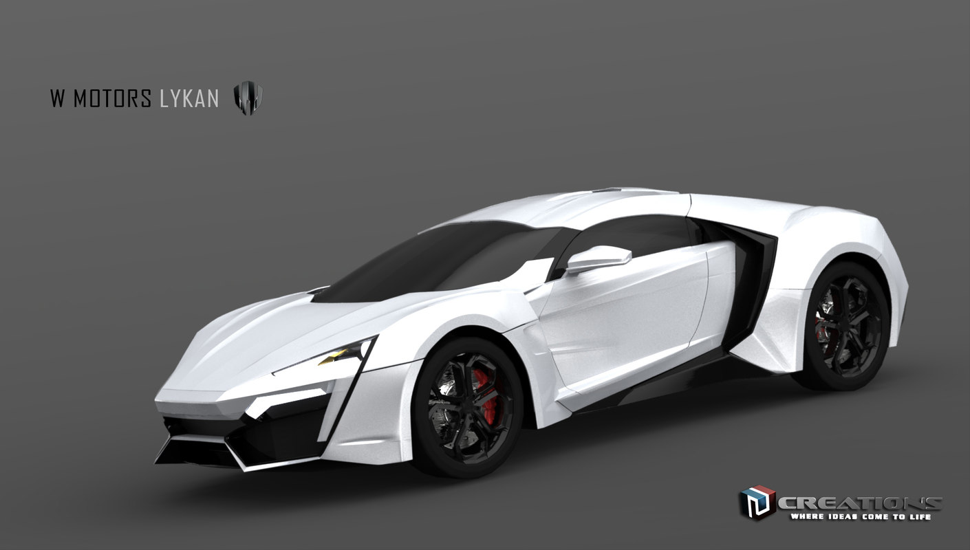 lykan hypersport model car