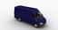 mercedes sprinter cargo van 3d model
