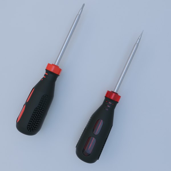 3d model screwdriver phillips head