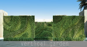 3d vertical garden model