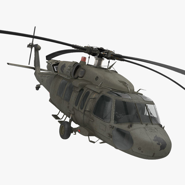 シコルスキーuh 60ブラックホーク米軍用ヘリコプター装備3dモデル Turbosquid