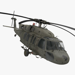 sikorsky uh-60 black hawk 3d model