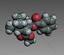 3d model of molecule cocaine