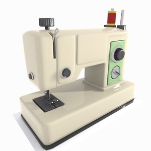 3d cartoon sewing machine