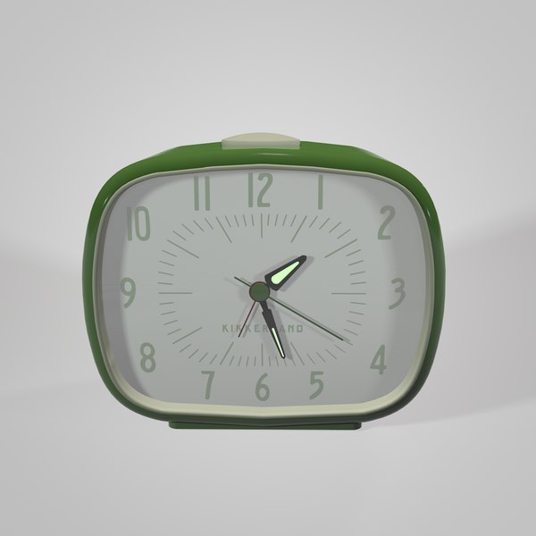Kikkerland Retro Alarm Clock 3d Model, Kikkerland Retro Alarm Clock