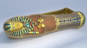obj sarcophagus king tutankhamun -