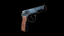 pistol makarov weapons 3d model