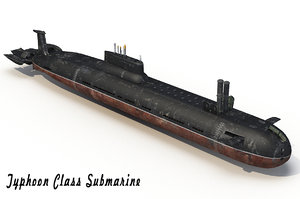3d model submarine sub marine