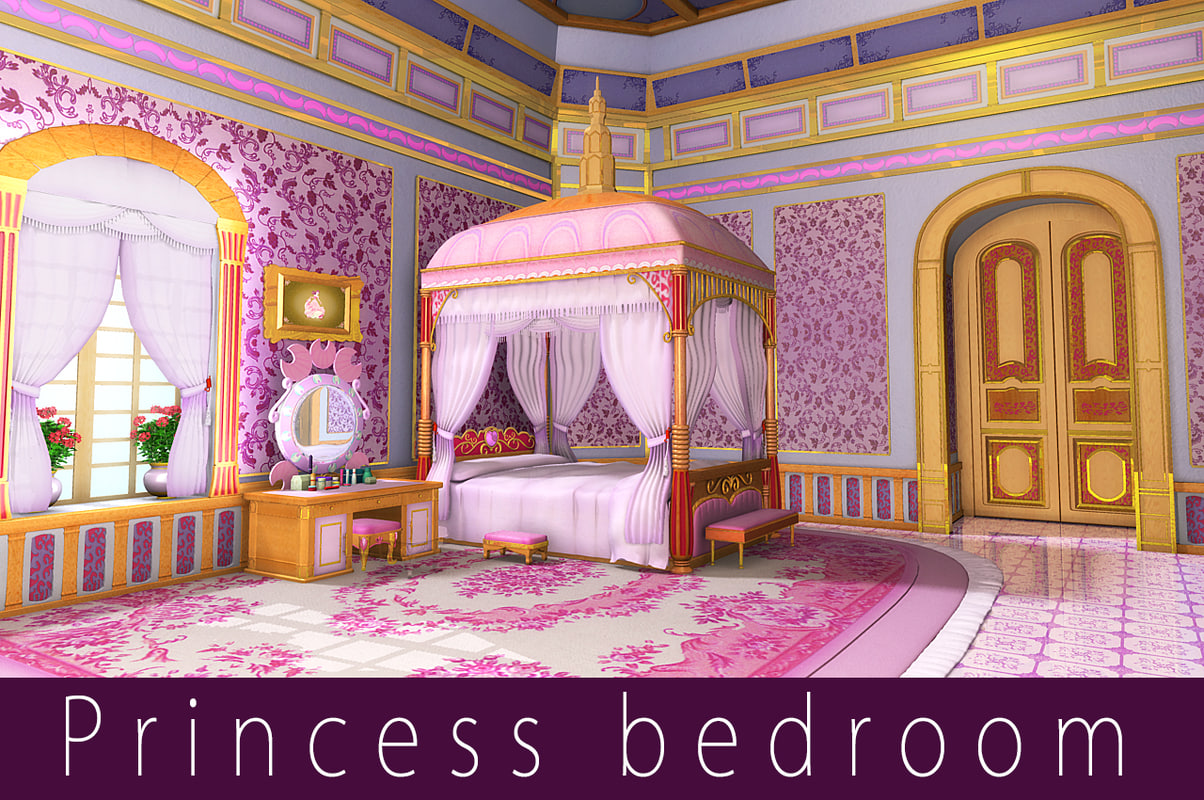 3d Model Cartoon Princess Bedroom Scene   Thumb 5D632471 28C4 4D39 9517 AA6F2E800438Original 