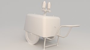 3D model water soda machine