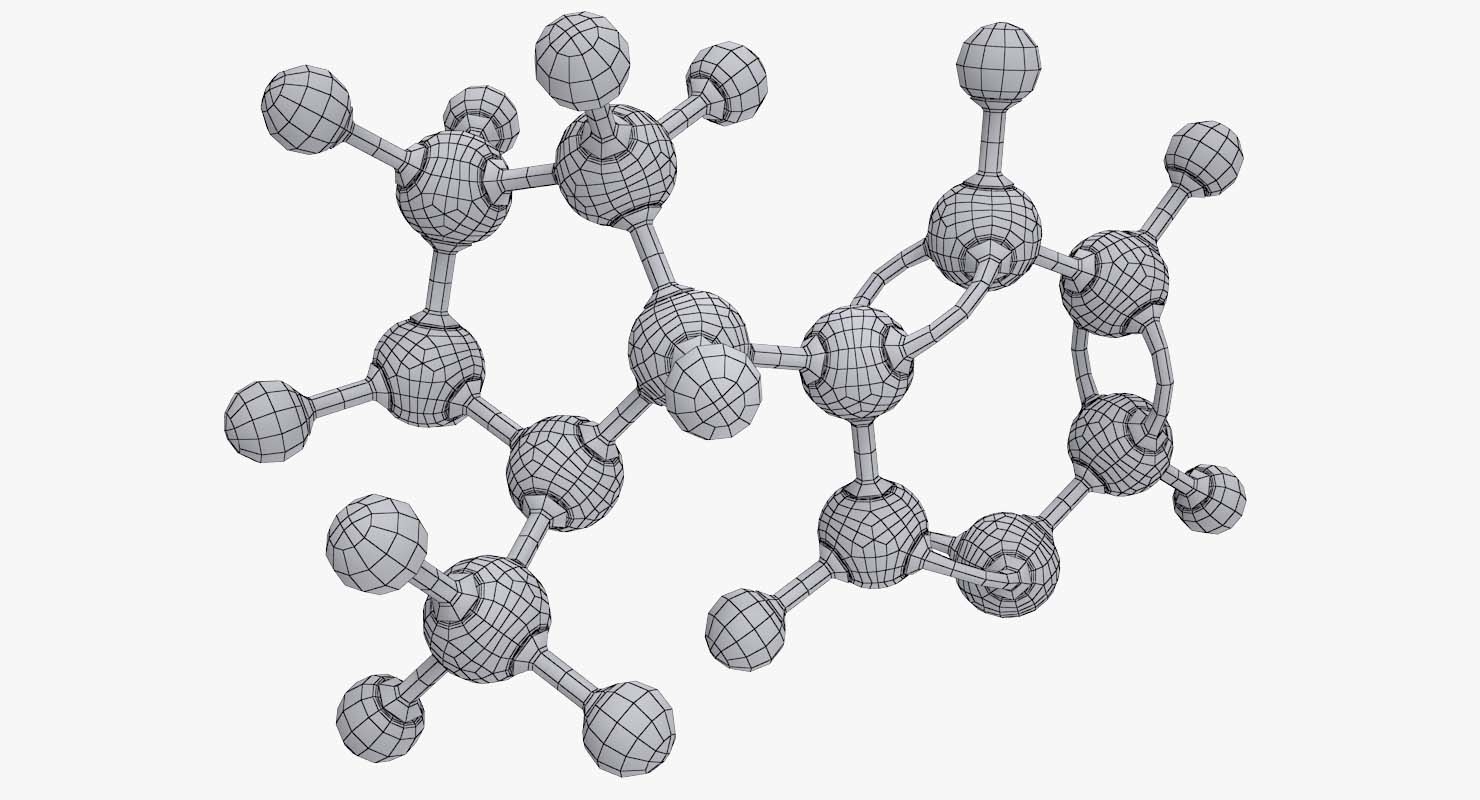 尼古丁分子3d模型
