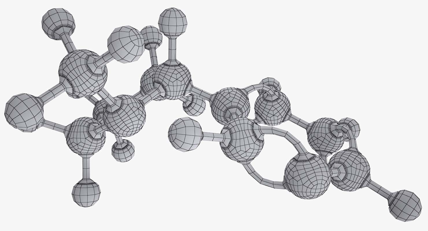 尼古丁分子3d模型