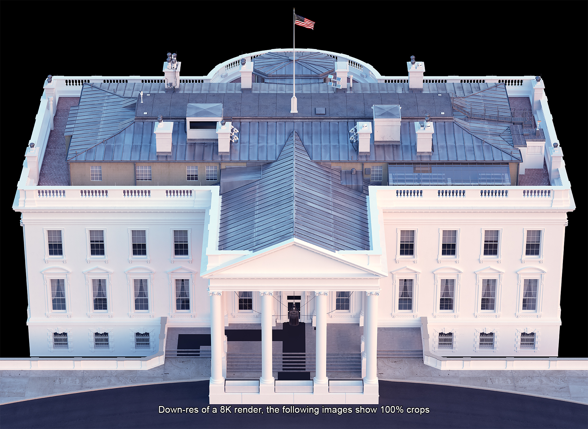 white house 3d model