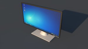 monitor pc screen 3d model
