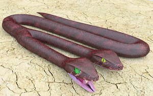 mutant snake double 3d max