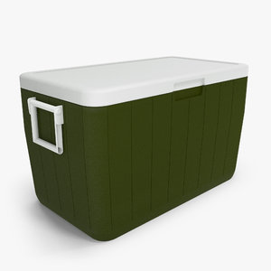 max ice chest green modeled
