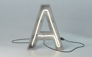 max letter lamp