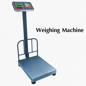 weighing machine 3d model
