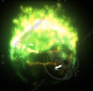 Flaming Pumpkin