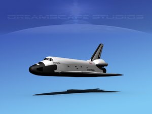 space shuttle 3d dwg