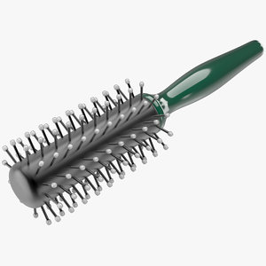 hairbrush 2 3d obj