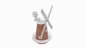 thaxted windmill 3d model