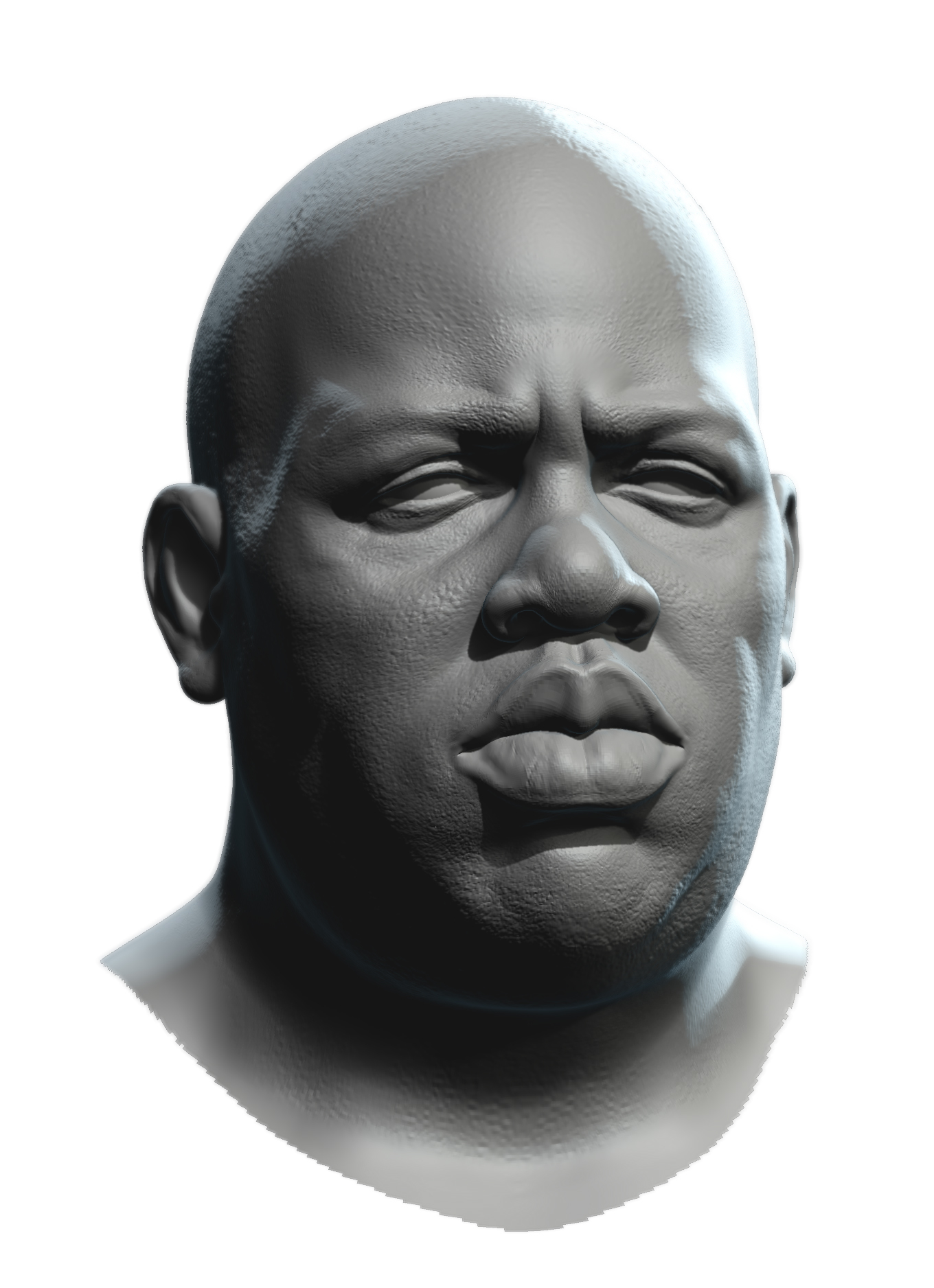 obj is faceted in zbrush