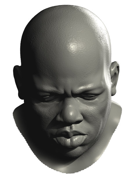 obj is faceted in zbrush