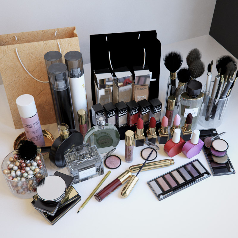 3d cosmetics set