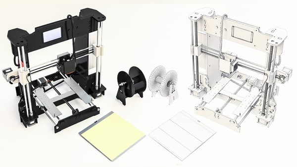 3d model printer pla abs