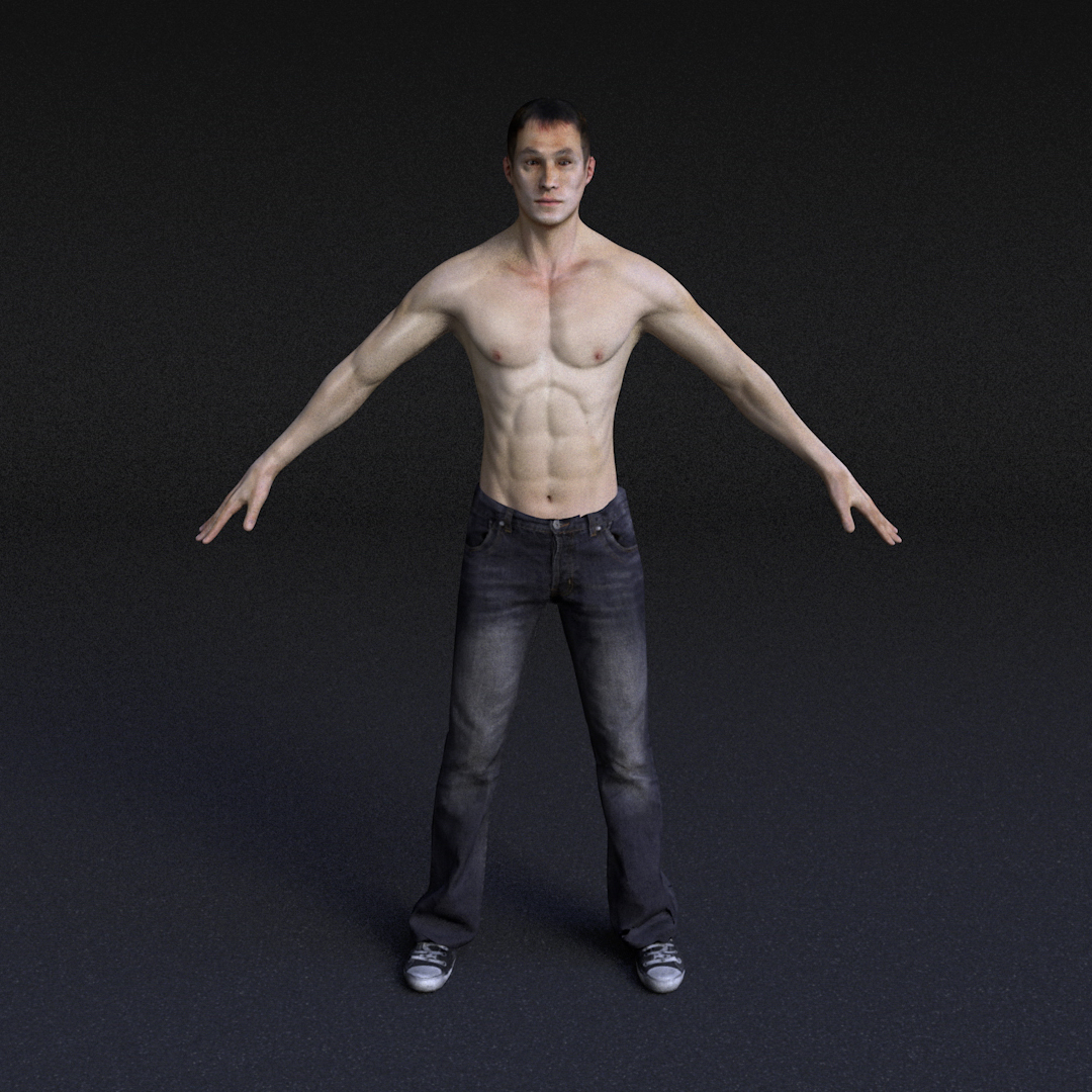 Character Male Rigged 3d Model