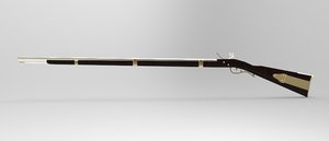 3d model springfield musket