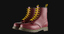 3d model leather red boots