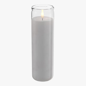 voodoo candle 02 white 3d obj