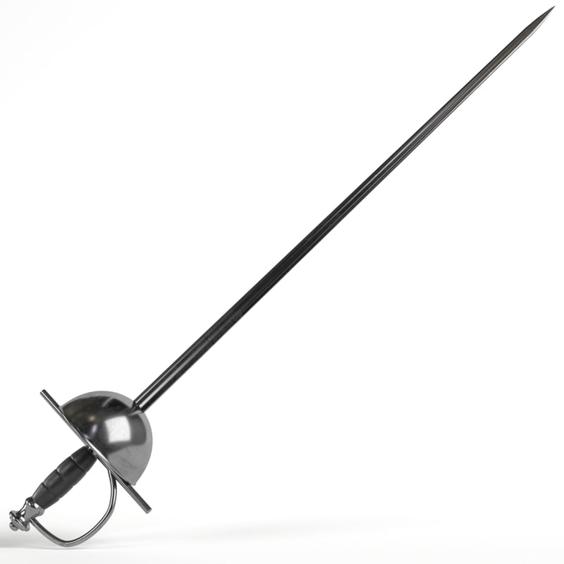 3d italian foil fencing