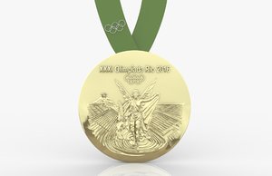 3d 2016 rio olympics medal